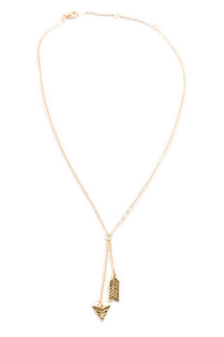 ARROWBAR GOLD NECKLACE