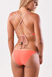 MAYA TOP & SAFFIRA BOTTOM  - CORAL/PINK
